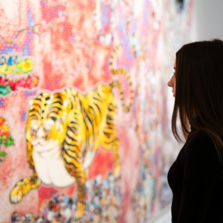 Artwork at Moco Museum Barcelona.