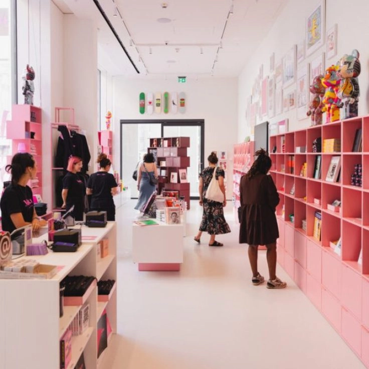 Interior view of Moco Museum London.